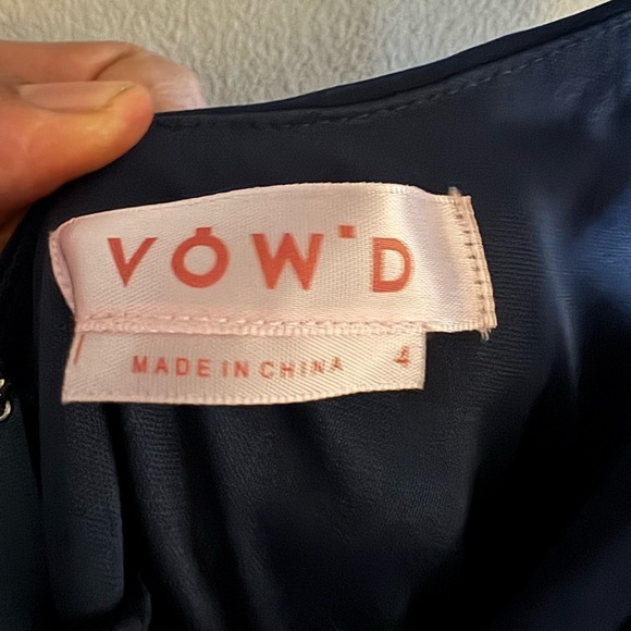 VOW’D CHIC CHIFFON ACACIA DRESS SIZE 4 - Picture 4 of 4